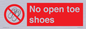PP16769: No Open toe shoes