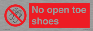 PP16769: No Open toe shoes