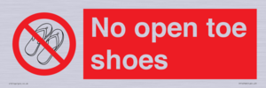 PP16769: No Open toe shoes