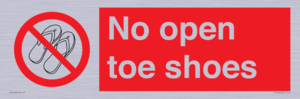 PP16769: No Open toe shoes