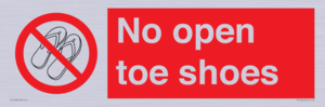 PP16769: No Open toe shoes