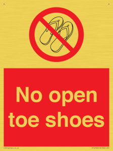 PP16769: No Open toe shoes