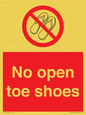 PP16769: No Open toe shoes