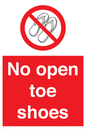 PP16769: No Open toe shoes