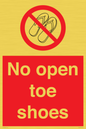 PP16769: No Open toe shoes
