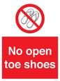 PP16769: No Open toe shoes