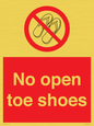 PP16769: No Open toe shoes