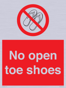 PP16769: No Open toe shoes