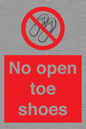 PP16769: No Open toe shoes