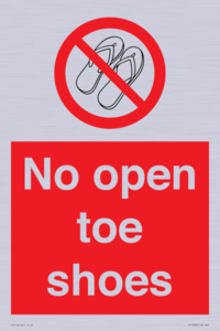 PP16769: No Open toe shoes