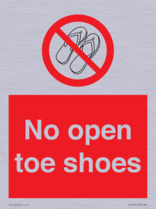 PP16769: No Open toe shoes
