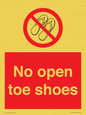 PP16769: No Open toe shoes