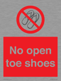 PP16769: No Open toe shoes