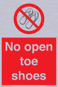 PP16769: No Open toe shoes