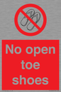 PP16769: No Open toe shoes