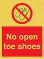 PP16769: No Open toe shoes
