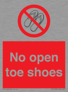 PP16769: No Open toe shoes