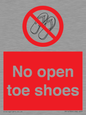 PP16769: No Open toe shoes