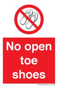 PP16769: No Open toe shoes