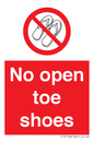 PP16769: No Open toe shoes