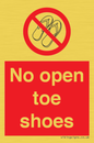 PP16769: No Open toe shoes