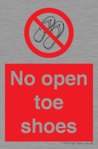 PP16769: No Open toe shoes