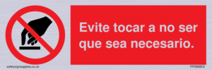 PP5988ES: Evite tocar a no ser que sea necesario