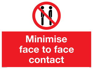 PP6023: Minimise face to face contact