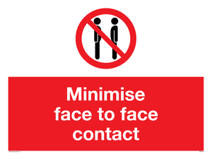 PP6023: Minimise face to face contact