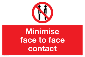 PP6023: Minimise face to face contact
