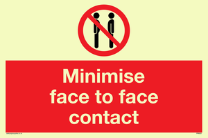 PP6023: Minimise face to face contact
