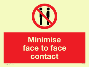 PP6023: Minimise face to face contact
