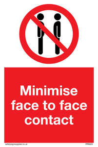 PP6023: Minimise face to face contact