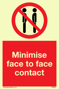 PP6023: Minimise face to face contact