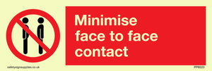 PP6023: Minimise face to face contact