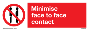 PP6023: Minimise face to face contact