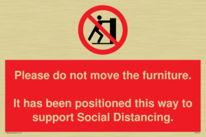 PP6137: Please do not move the furniture.
