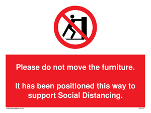 PP6137: Please do not move the furniture.