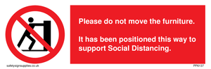PP6137: Please do not move the furniture.