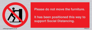 PP6137: Please do not move the furniture.