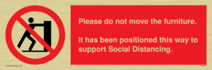PP6137: Please do not move the furniture.