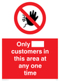 PP6140: Only [ ] customers in this area at any one time