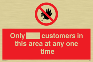 PP6140: Only [ ] customers in this area at any one time