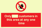 PP6140: Only [ ] customers in this area at any one time