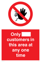 PP6140: Only [ ] customers in this area at any one time