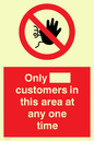 PP6140: Only [ ] customers in this area at any one time