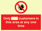 PP6140: Only [ ] customers in this area at any one time