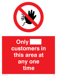 PP6140: Only [ ] customers in this area at any one time