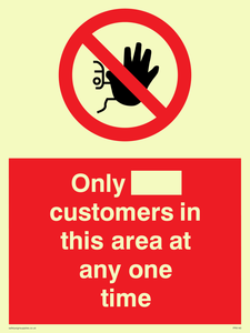 PP6140: Only [ ] customers in this area at any one time