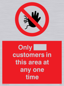 PP6140: Only [ ] customers in this area at any one time